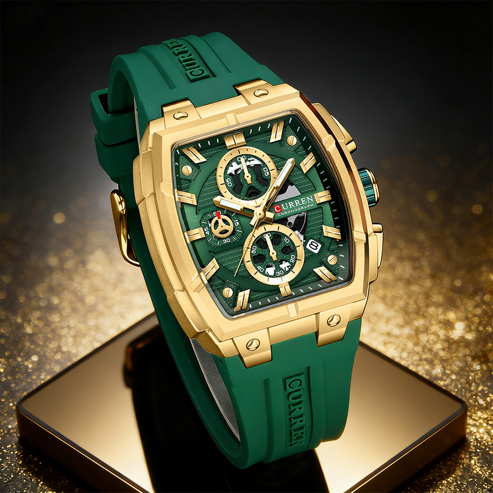 Jewelry For Watches - CURREN 高級ヴィンテージ腕時計 メンズ スポーツ クロノグラフ クォーツ腕時計