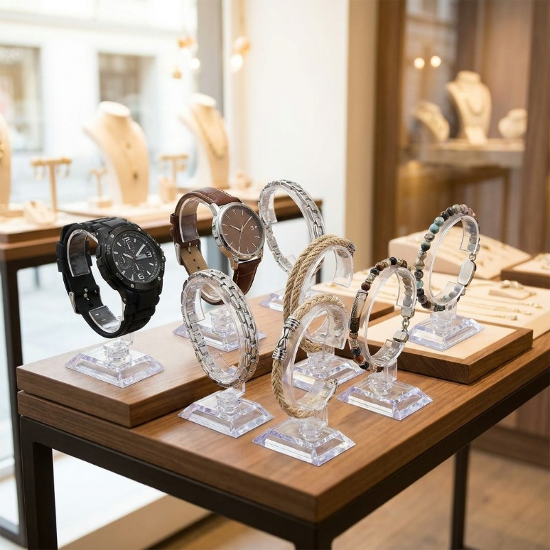 1/10 個のジュエリーディスプレイスタンド、時計、ブレスレ - Jewelry And Watches Inc のレビューと価格