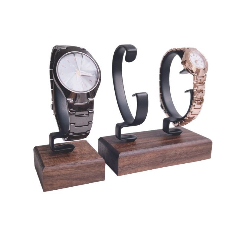 1個入りジュエリーオーガナイザー 木製C型腕時計ホルダー デ - Jewelry And Watches Inc のレビューと価格
