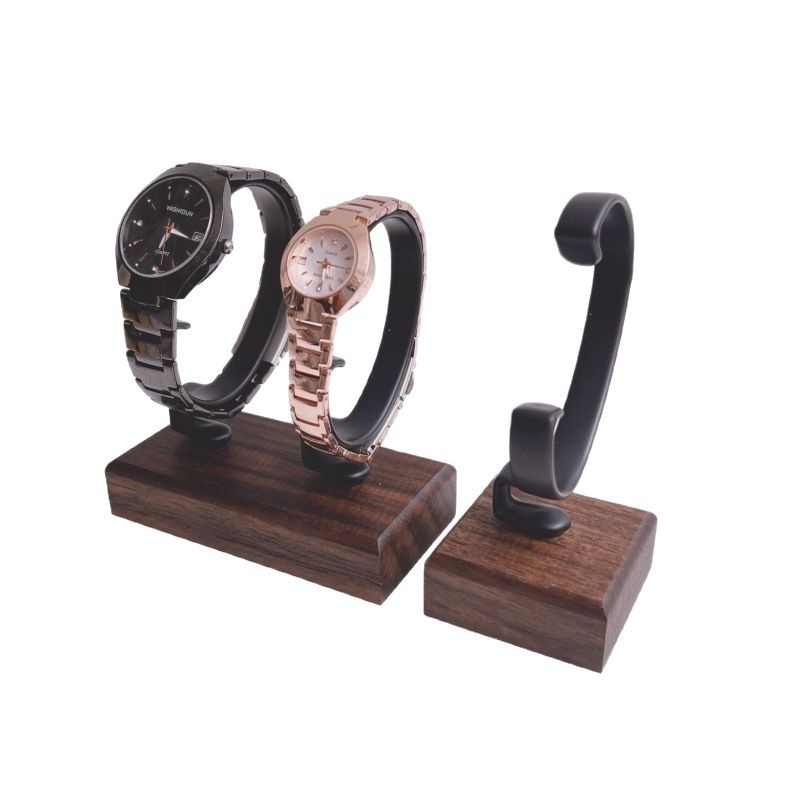 1個入りジュエリーオーガナイザー 木製C型腕時計ホルダー デ - Jewelry And Watches Inc のレビューと価格