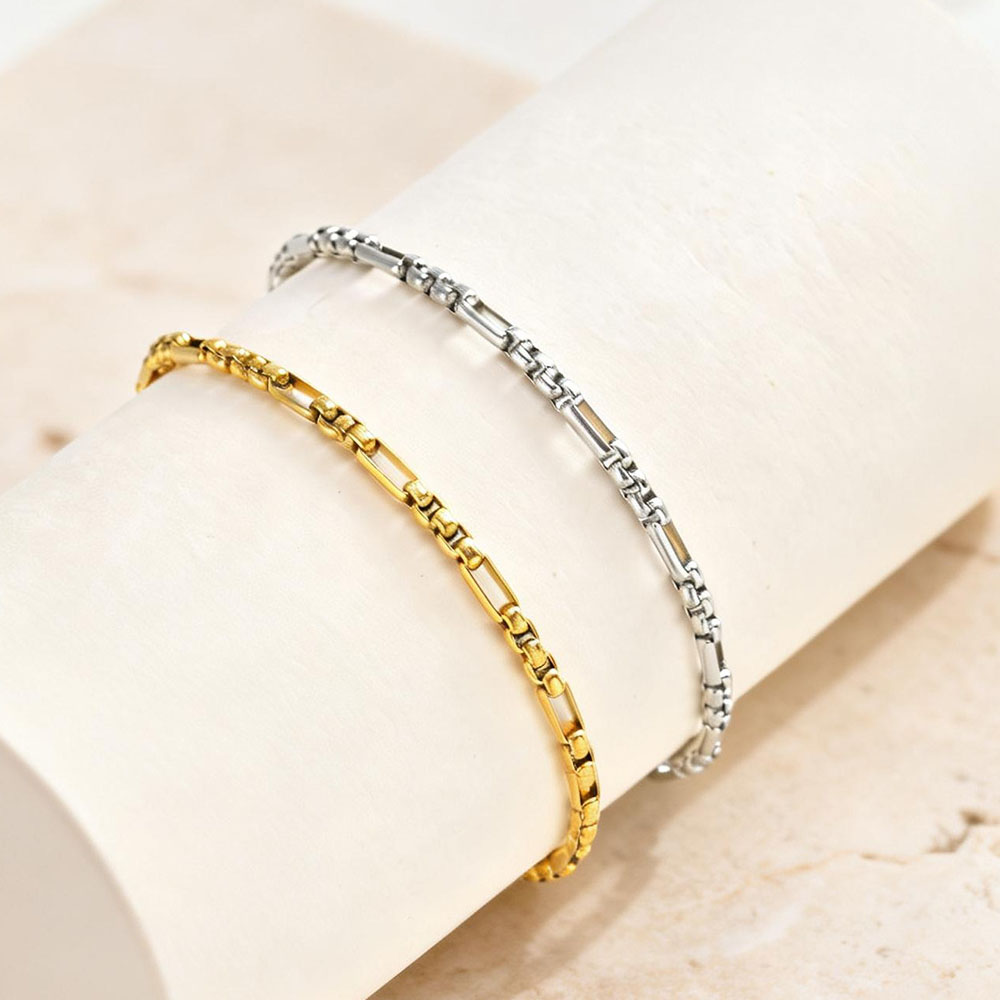 ステンレス製レディースアンクレット、18Kゴールドメッキ防水 - Jc Jewelry & Watches Photos のレビューと価格